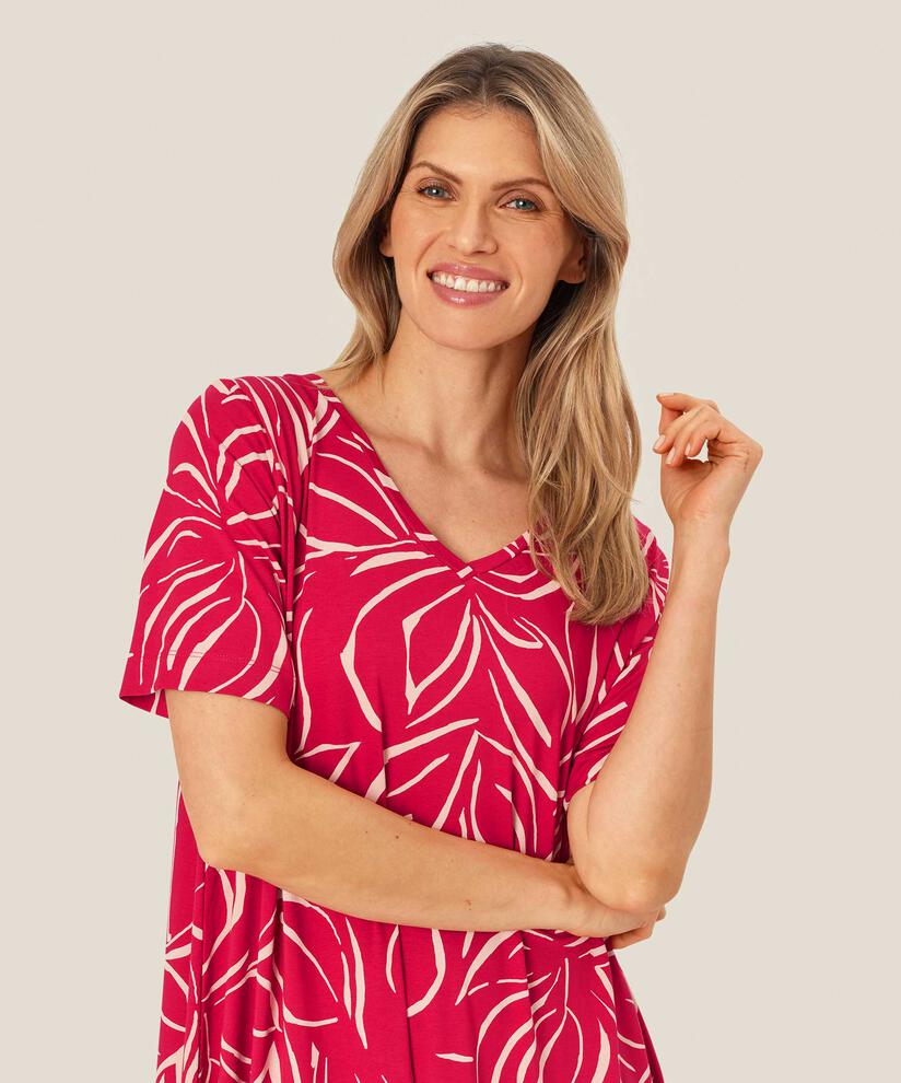 Nyree JERSEY Dress, Persian Red