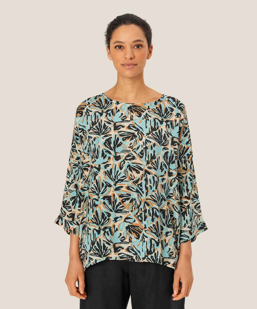 Becca Blouse, Aqua